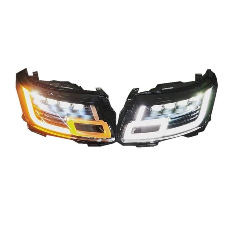 Factory Price Assembly LED Head Lamp for Range Rover L405 Vogue 13-17 Upgrade to 2018+ Four Eyes Auto Head Lamps 2020 2021 LED Lamps Car Head Lamp