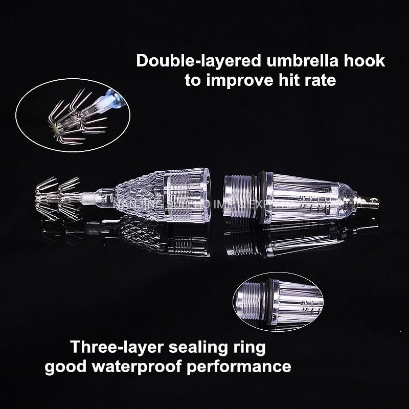 Deep Drop LED Fishing Light with Squid Jig Hook