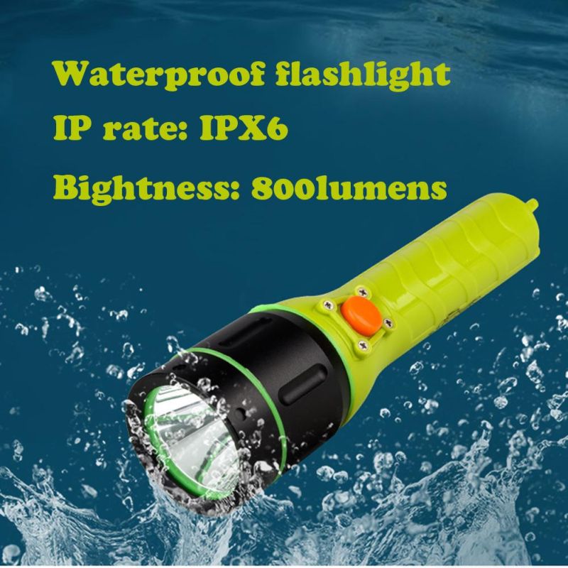 Yichen 800 Lumens LED Flashlight for Diving and Hunting