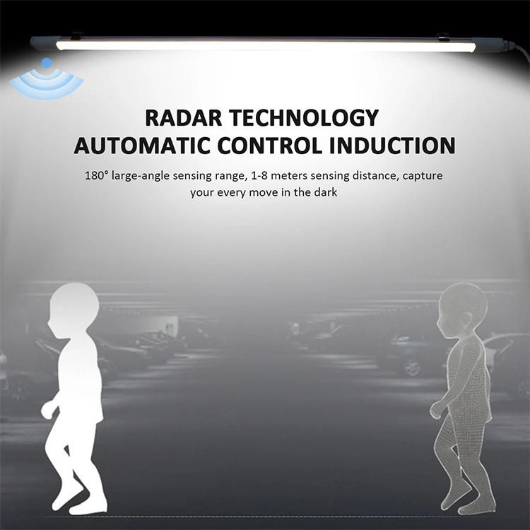 Moisture-Proof LED Light with Microwave Sensor for Warehouse Light