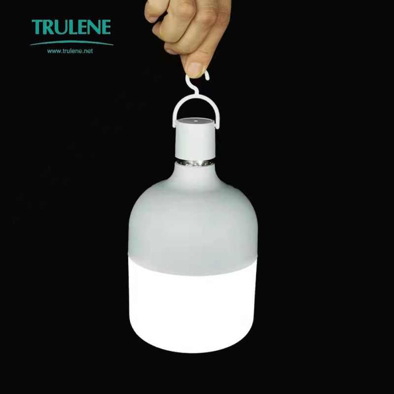 Rechargeable LED Emergency Portable Light Outdoor Lithium Battery Plastic Bulb