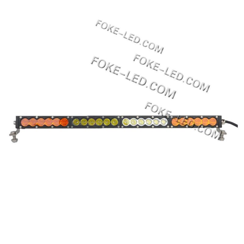 New Single Row LED Bar 30W-240W Black Ground Offroad Light Bar 4X4 SUV Auxiliary Driving Light
