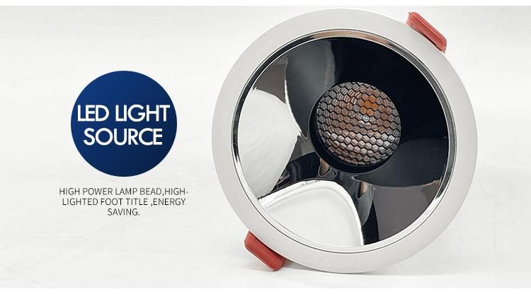 Europe Hot Selling LED Recessed Ceiling Light COB GU10 Spot Light Anti Glare LED Down Light