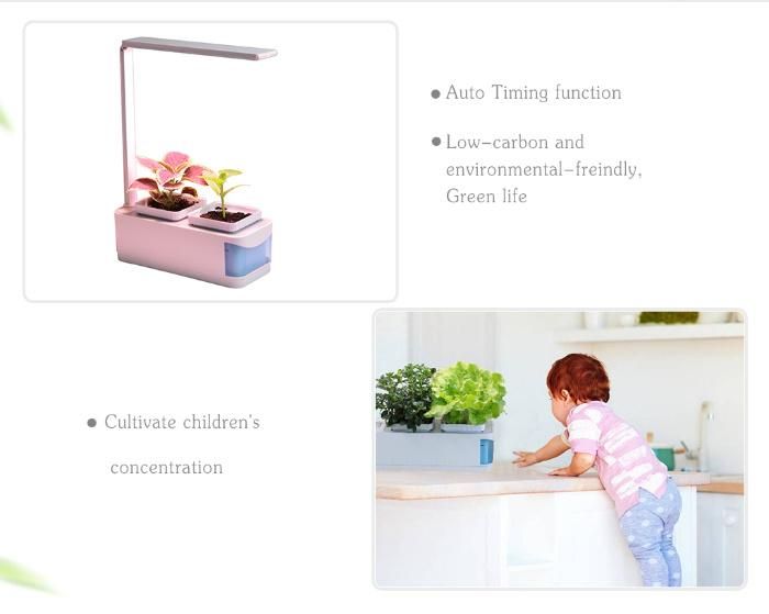 16W Desk Top Garden Hydroponic Table LED Grow Light