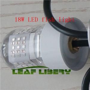 18W DC12V Underwater Attracting Fish Lamp Angling Bait LED Light Submersible Night Fishing