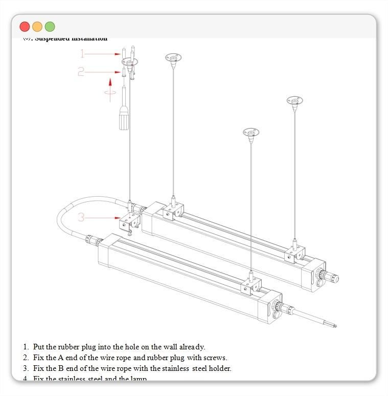 IP65 Nano LED Tri-Proof Light for Industry Lighting