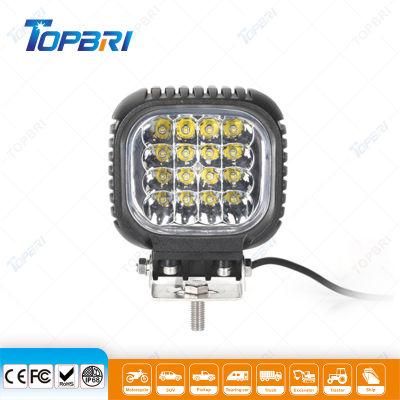 Hot Sale 48W 5inch IP68 E-MARK R10 LED Work Lights for Offroad