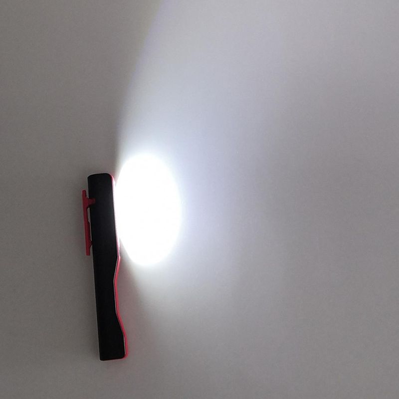 Yichen COB LED Flashlight with Pocket Clip and Magnet