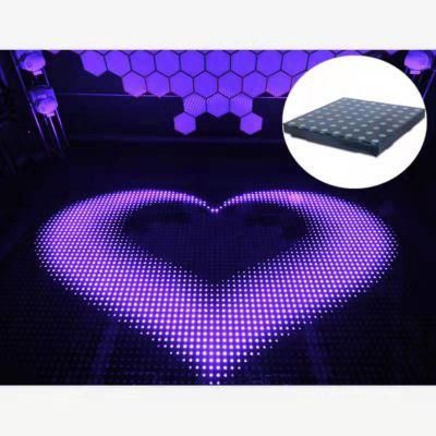 Newest Portable LED 3D Mirror Dance Floor Walking Tile