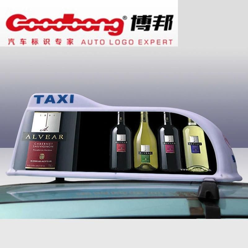 Vacuum Forming Plastic Taxi Advertising Roof Top Light Box