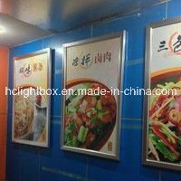 Aluminum Frame LED Slim Light Box for Menu Board