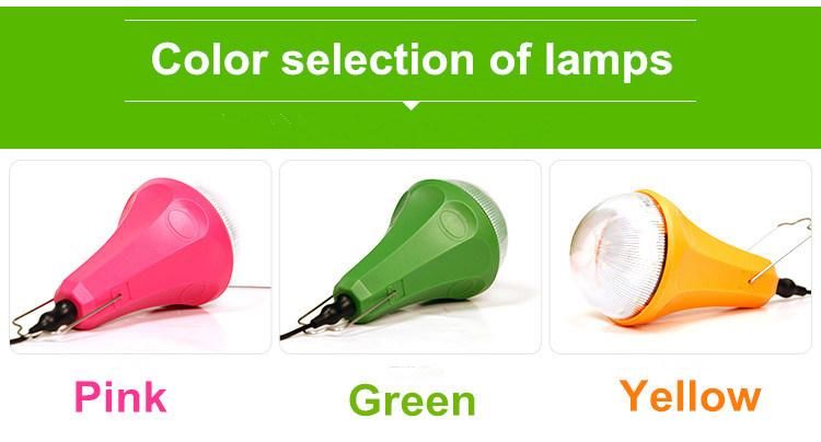 Household Mini Solar Power System Light Kit 4 Colors Bulbs Working Time