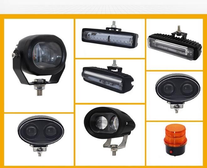 10W Forklift Light, Safety Zone Lights, LED Border Lights Reversing Warning Lights, Straight Line Safety Signs Blue Light,