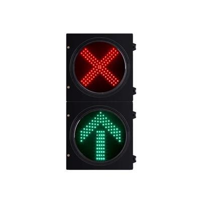 Safety Single Degree 300mm 24V Intelligent Traffic Signal Light for Crossing Road