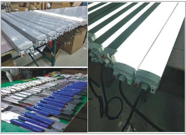 High Power IP65 36W Tri-Proof LED Batten Light 90lm/100lm/110lm/120lm/130lm/W 3years Warranty Favtory