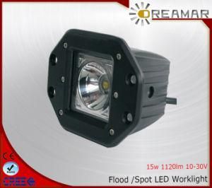 15W CREE 1120lm Pi68 LED Work Lights for Truck 4X4 Offroad