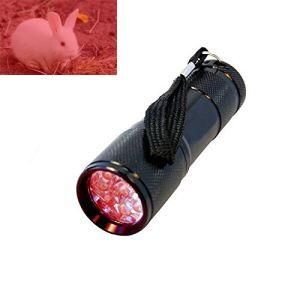 Night Vision Infrared Flashlight Tactical Outdoor Camping 9 LED Hunting Torch Light