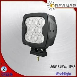 7 Inch (8PCS*10W) 80W CREE LED Work Driving Light