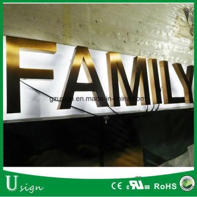 3D Metal Letters LED Letters Outdoor Backlit Signage Advertising Signs