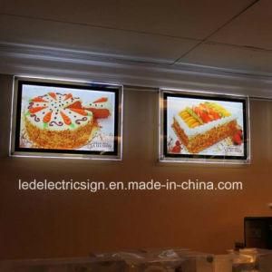 Single Sided Restaurant LED Menu Board Light Box for Fast Food