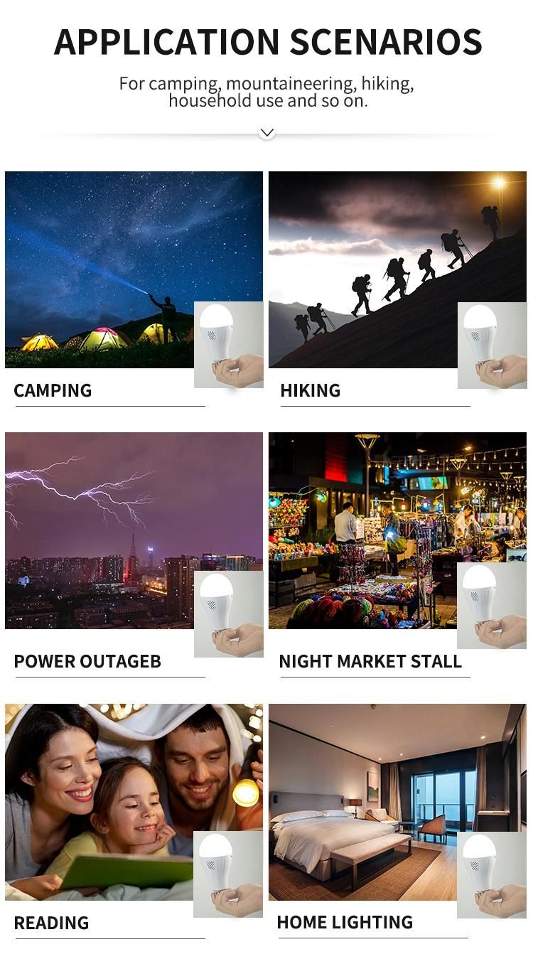 New Design Rechargeable LED Camping Light Lamp