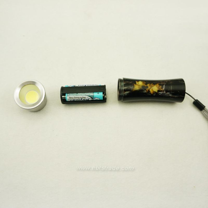 Camouflage Painting COB LED Flashlight Small Torch