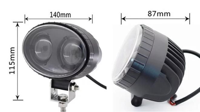 10W Forklift Light, Safety Zone Lights, LED Border Lights Reversing Warning Lights, Straight Line Safety Signs Blue Light,