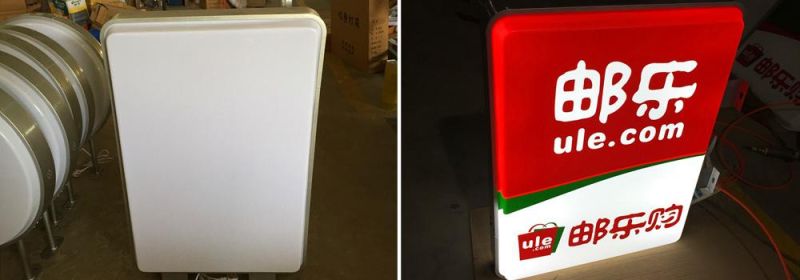 Outdoor Advertising Plastic Aluminum Acrylic LED Lighting Signboard Vacuum Light Box