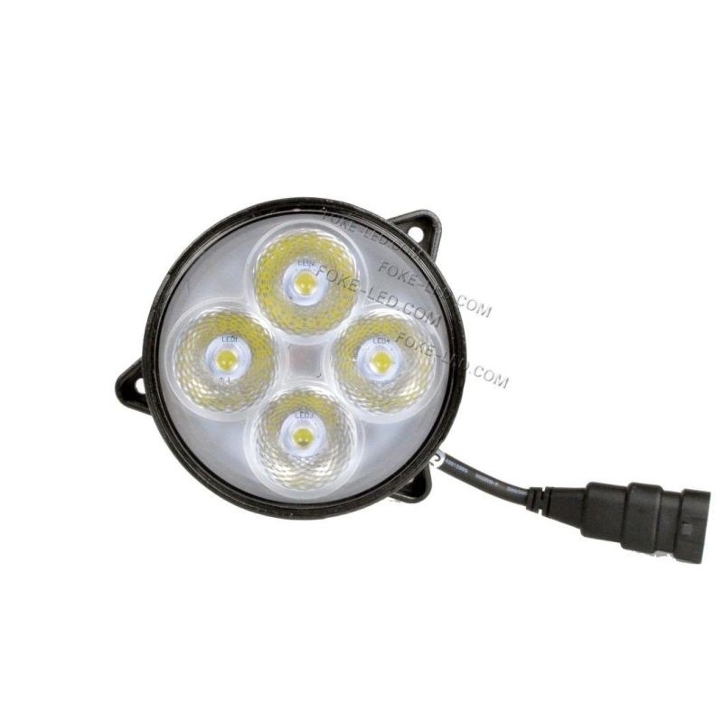 3.7 Inch 40W Round Agricultural OEM Replacement LED Tractor Work Light