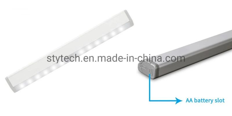 Very Convenient Installation by Magnet PIR Motion Sensor Battery LED Bed/Furniture/Wardrobe Night Lighting