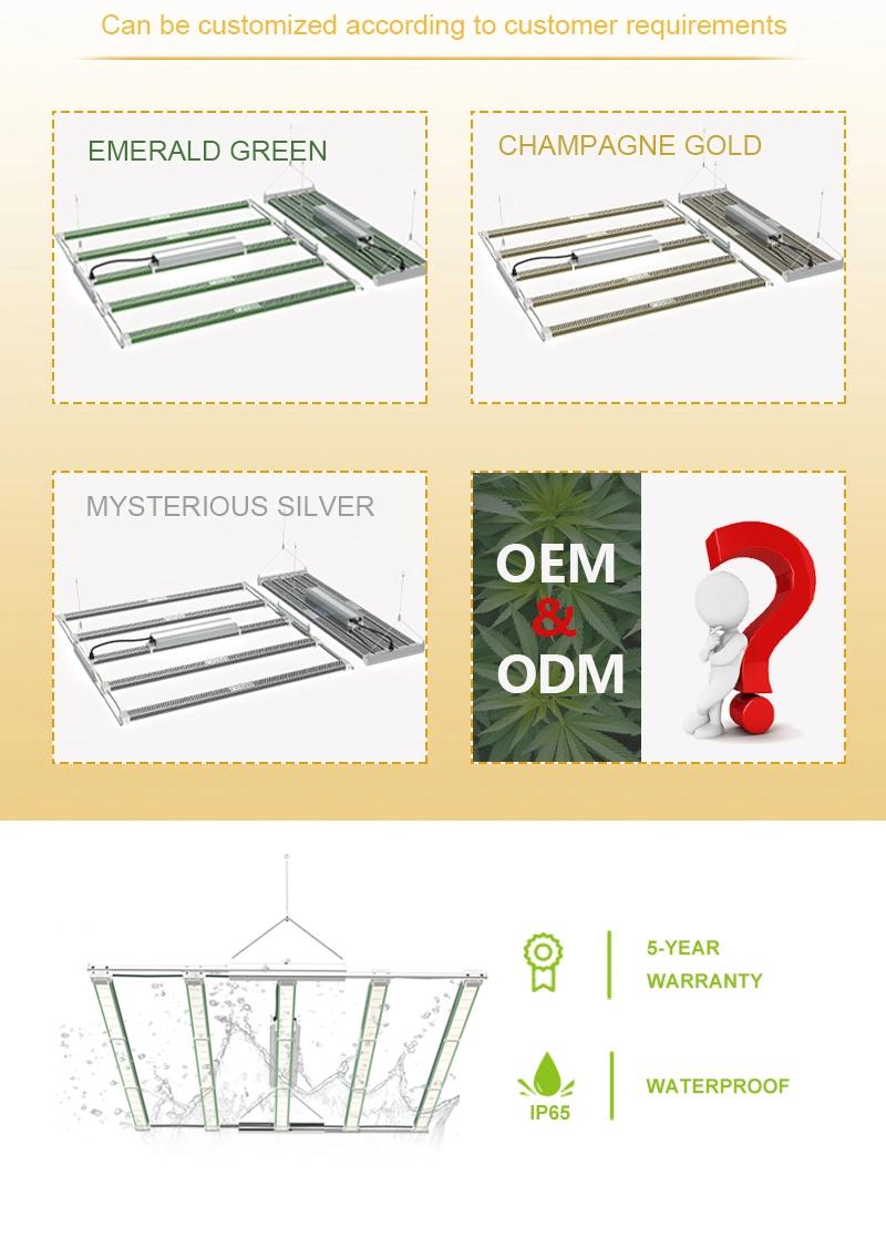 730W 1000W Samsung Lm301h 480 660 Nm Spider Style LED Grow Lights Pvisung Commercial LED Grow Light