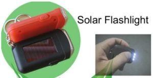a Large Supply of Solar Plastic Key Button Rechargeable Flashlight