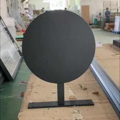 Fast Delivery 40cm Diameter Advertising Light Box Without Light Round Sign Acrylic Metal Outdoor Light Box