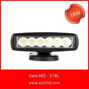 Promotion! ! 18W off Road Single Row LED Driving Light Mini Jeep Light Bar 318L