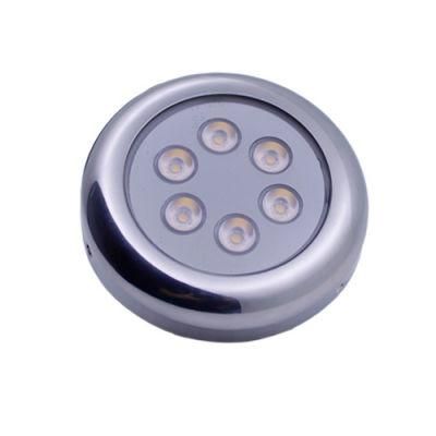 6 LED Boat Lights Waterproof IP68 Stainless Steel Underwater Pontoon Marine Light Stern Boat Navigation Lights