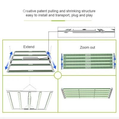 Replacing HPS Highest Efficacy Indoor Grow Medical Plants Sunlight Grow Full Spectrum Indoor Grow Light Qb