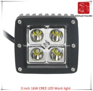 LED Car Light of 3 Inch 16W CREE LED Work Light for SUV Car LED Offroad Light and LED Driving Light