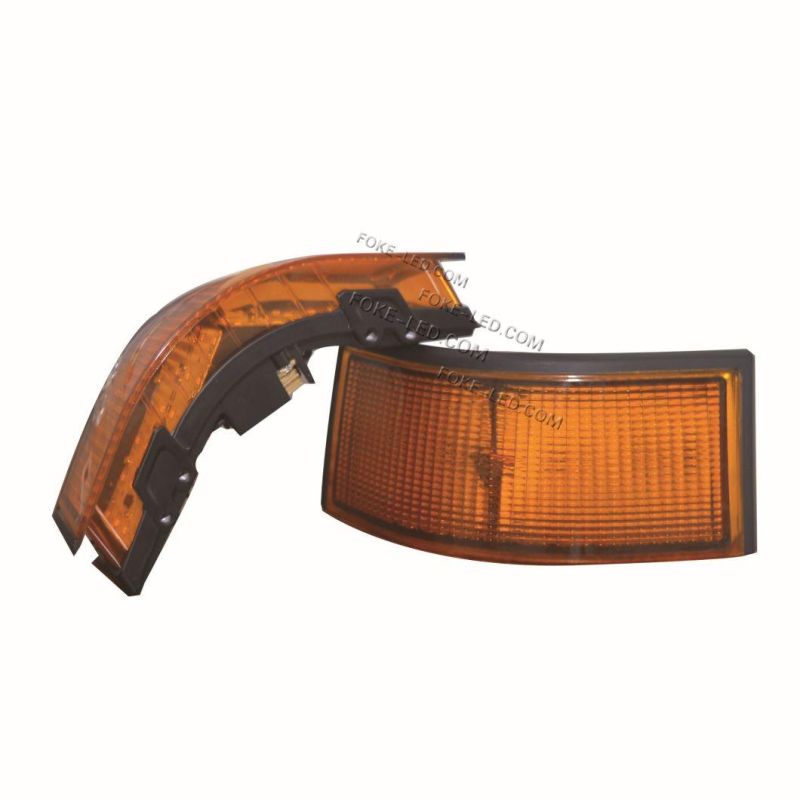 8.6 Inch 48W Flood Beam LED Amber Corner Cab Warning Light for John Deere