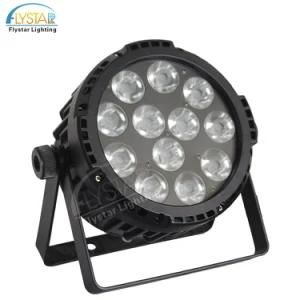 12PCS Waterproof LED Flat PAR Light with Beam Effect