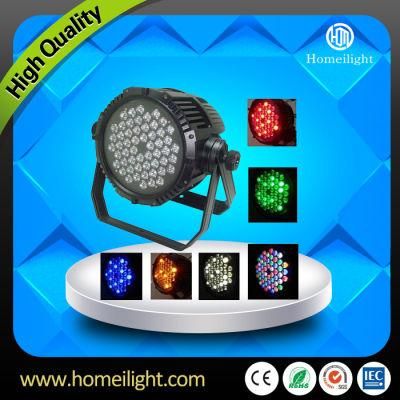 Waterproof PAR Cans 54X3w High Power 3 in 1 Colorful PAR Light for Stage Lighting