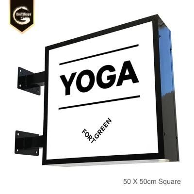 Exterior Custom Signage Waterproof Wall Mounted LED Projected Light Box