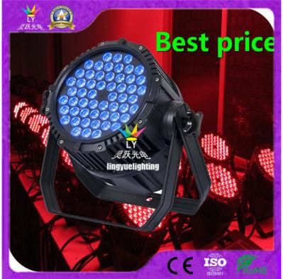 Whtie 54PCS 3W DMX Waterproof LED PAR Can Stage Light