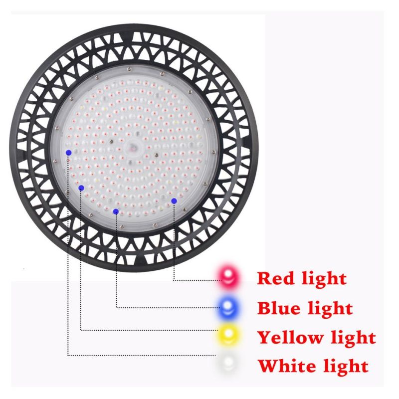 2019 Shenzhen Factory Red Blue LED 660nm 440nm 100W UFO Full Spectrum LED Grow Lights