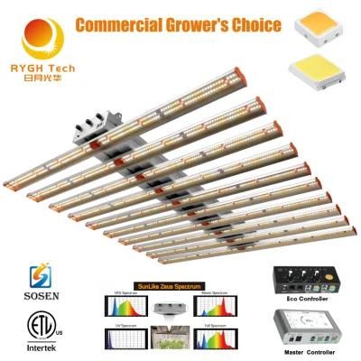 Horticulture Greenhouse Strips Lamp Full Sepctrum Dimmable Bar Plant 1000W LED Grow Light