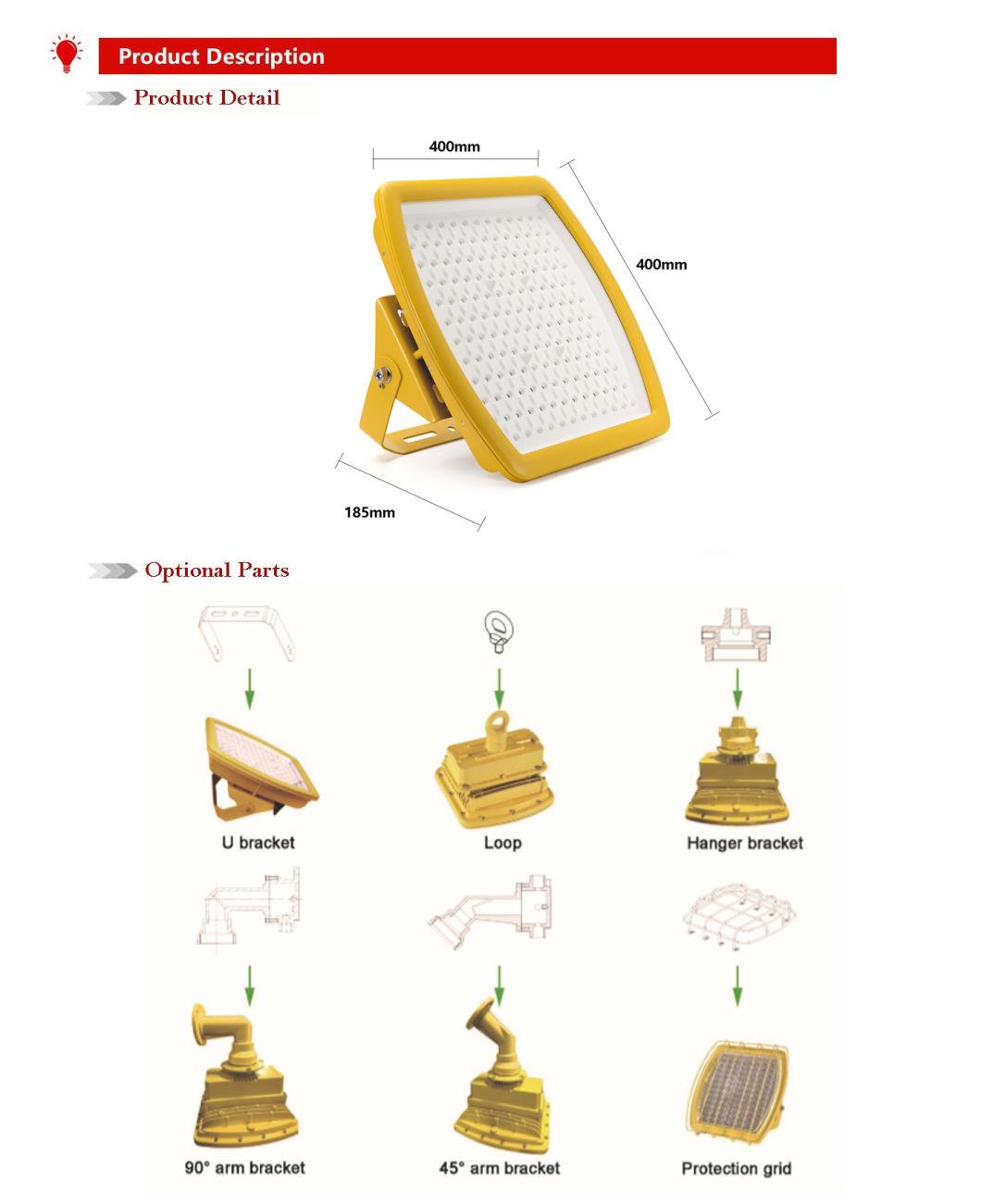IP68 185W LED Explosion Proof Lighting Lumen 21275K