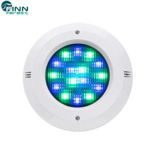 Wall Mounted 15W IP68 Waterproof Underwater LED Blue Light for Pool