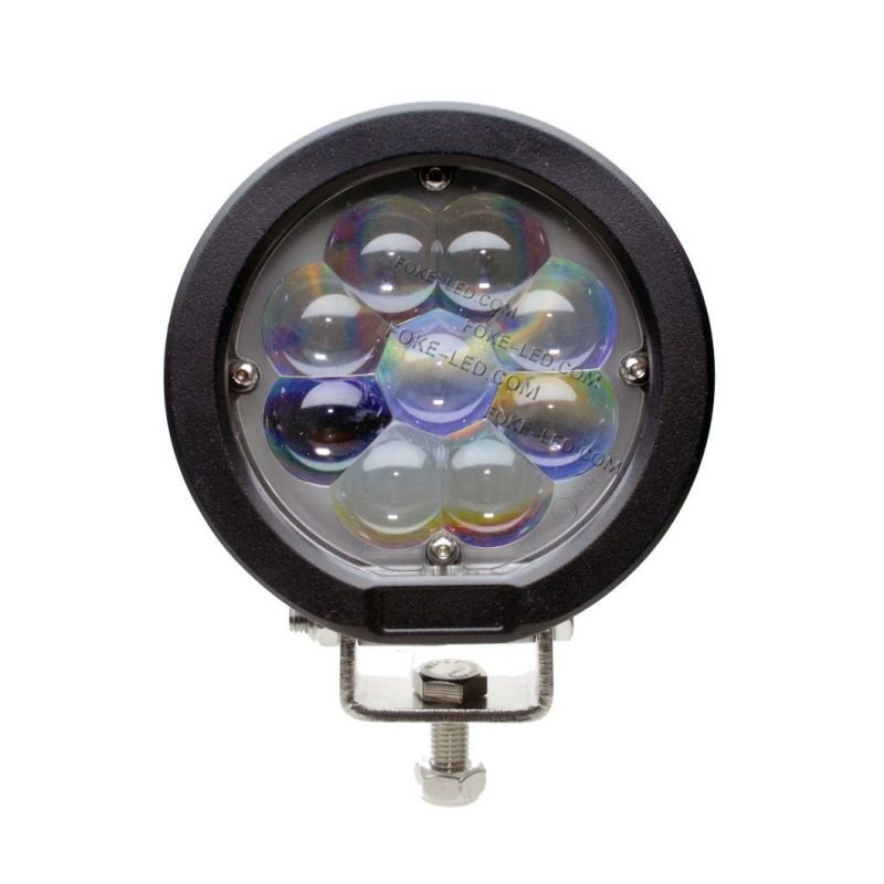 45W Round Blue Sprayer Boom LED Spot Light LED Agricultural Work Light