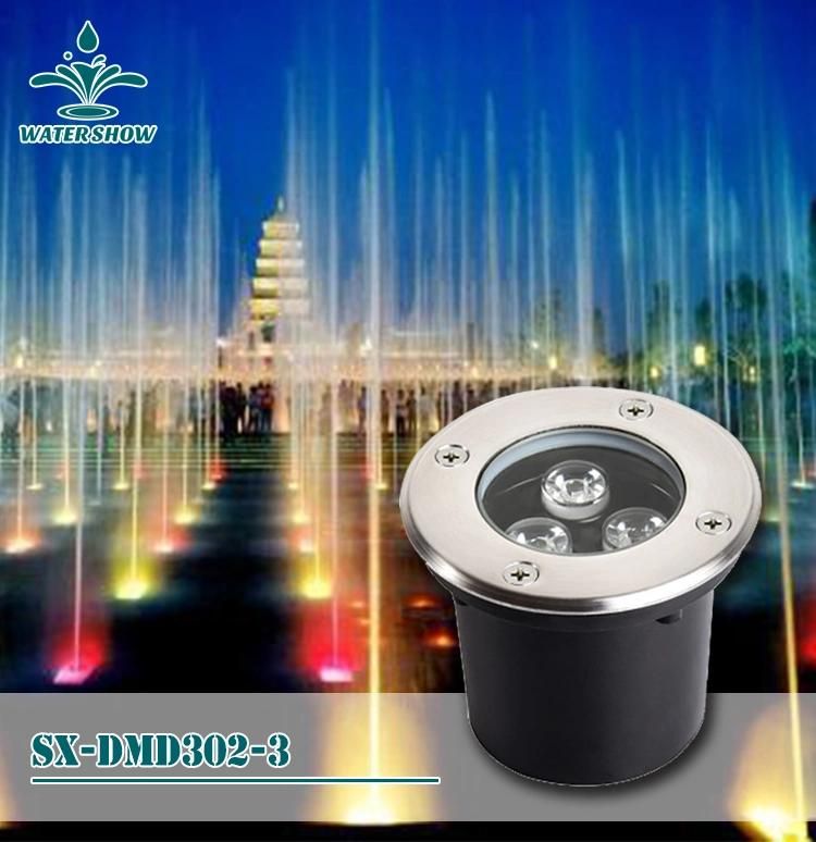 Underwater IP68 Submersible Waterproof Colorful Fountain LED Light