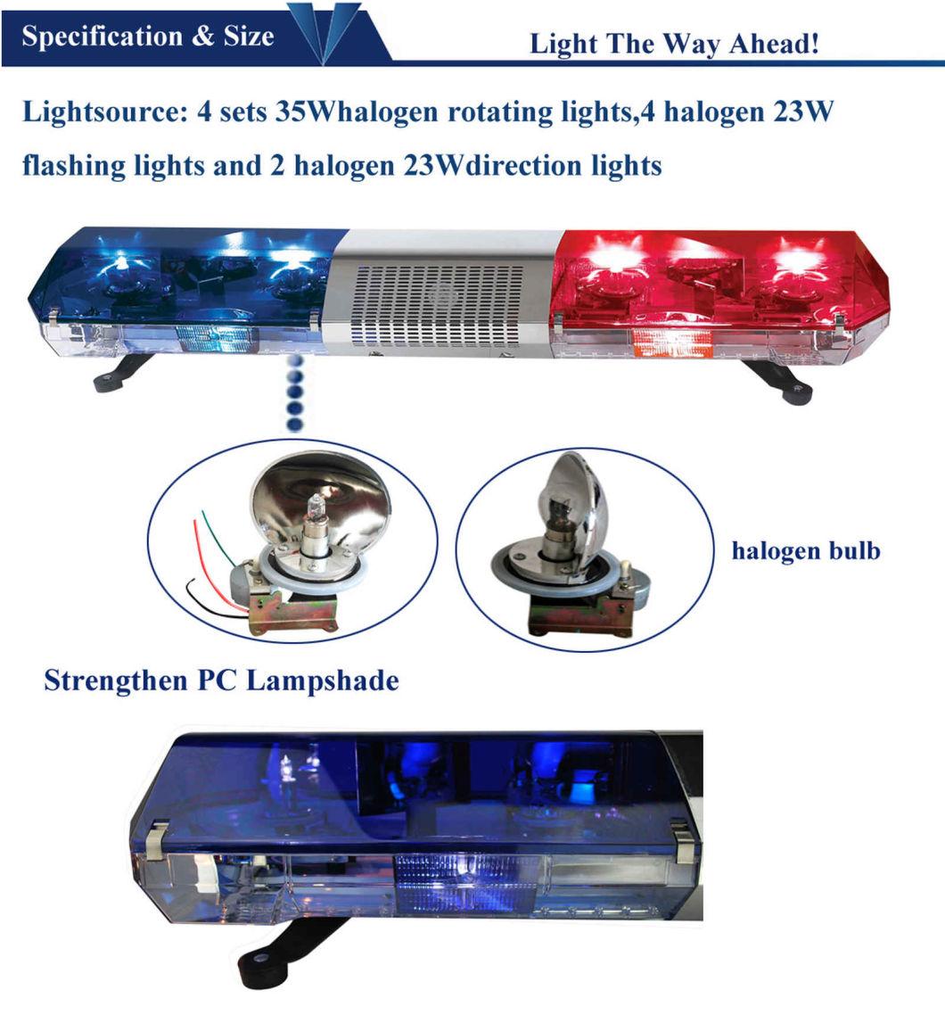 Rotating Light Bar for Ambulance