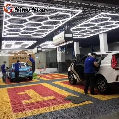 Professional Car Care Automobile Workshop Equipments Car Wash Station Design Lighting